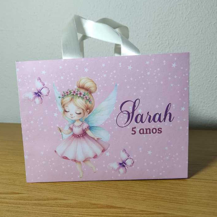 sacolinha fadinha  personalizada | pegue e Monte| lembrancinhas | mimos| aniversario fadinha | fazemos qualquer tema