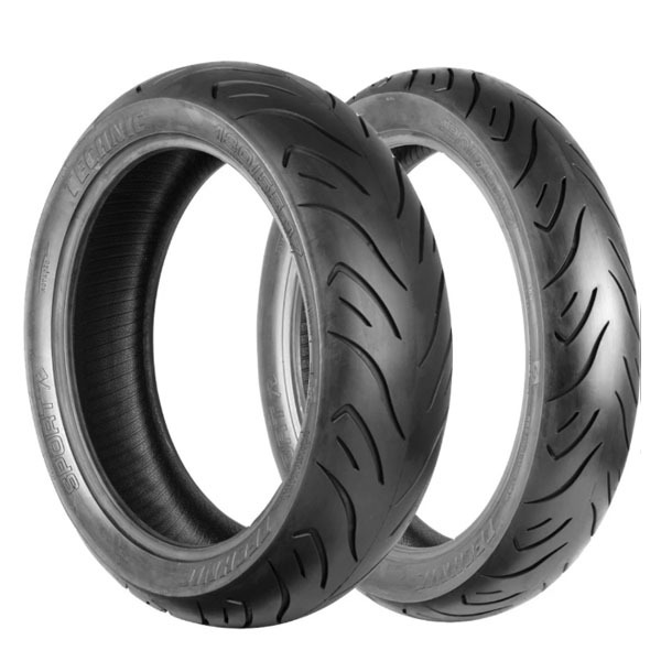 Par Pneus 110/70-17 + 160/60-17 Sport R Technic -  com garantia de 5 anos