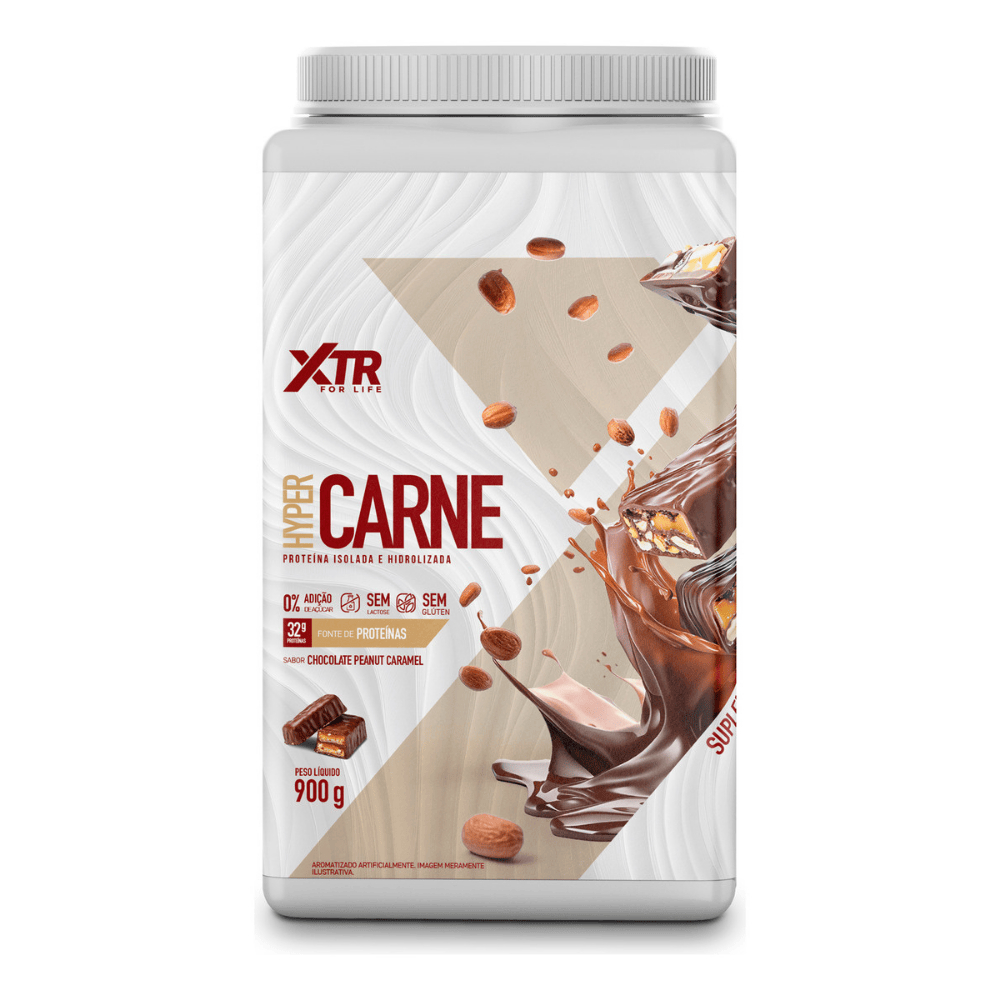 Hyper Carne XTR 900g Proteína Isolada  da Carne Zero Lactose