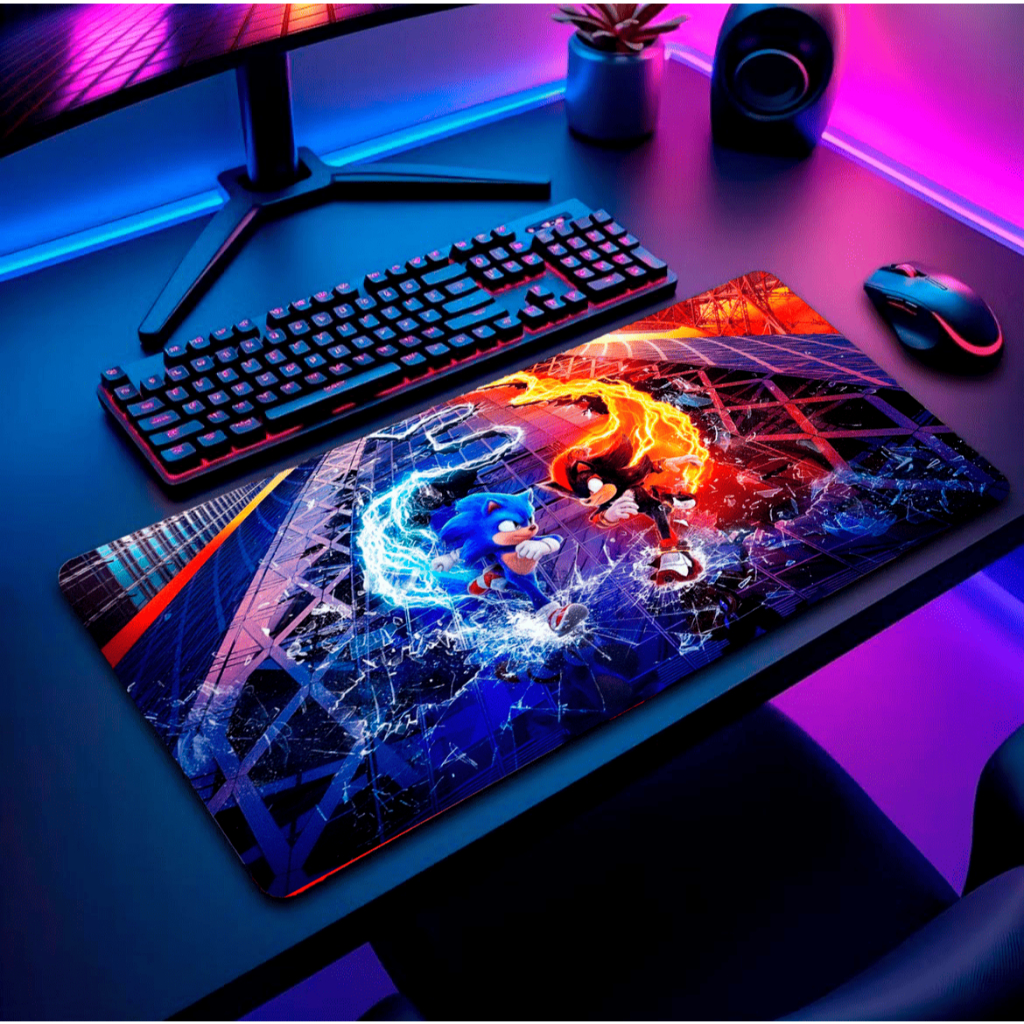 Mouse Pad Personalizado Gamer Mousepad Grande RGB Base Antiderrapante Apoio Ergonômico Confortável Varias Estampas em Oferta na Shopee