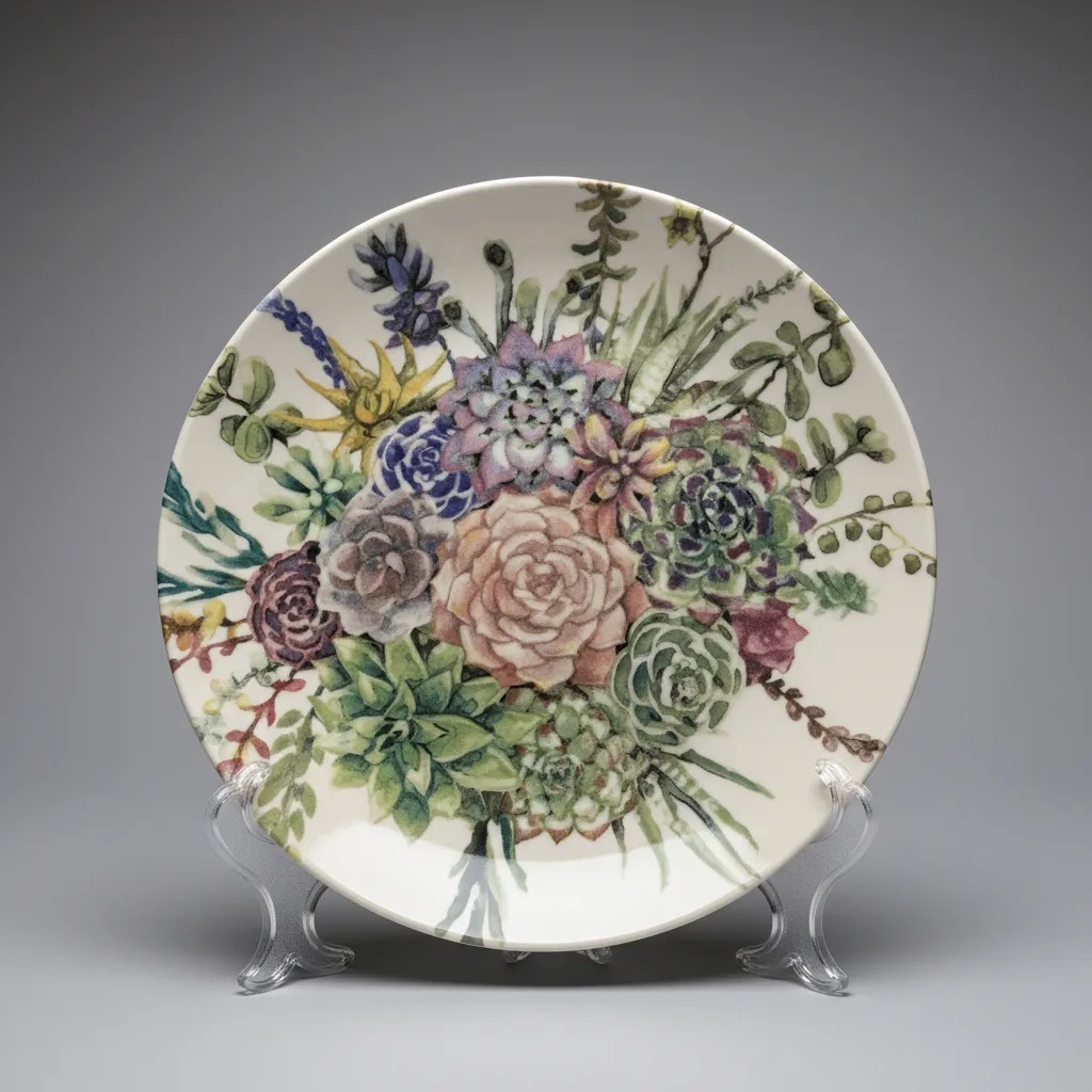 Prato Raso 26cm Unni Bothanica Oxford em Oferta na Shopee