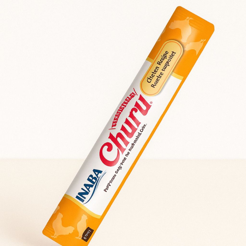 Churu Inaba Frango para Gatos – Petisco Cremoso, Saudável e Irresistível - Unidade - Nobre Patinhas