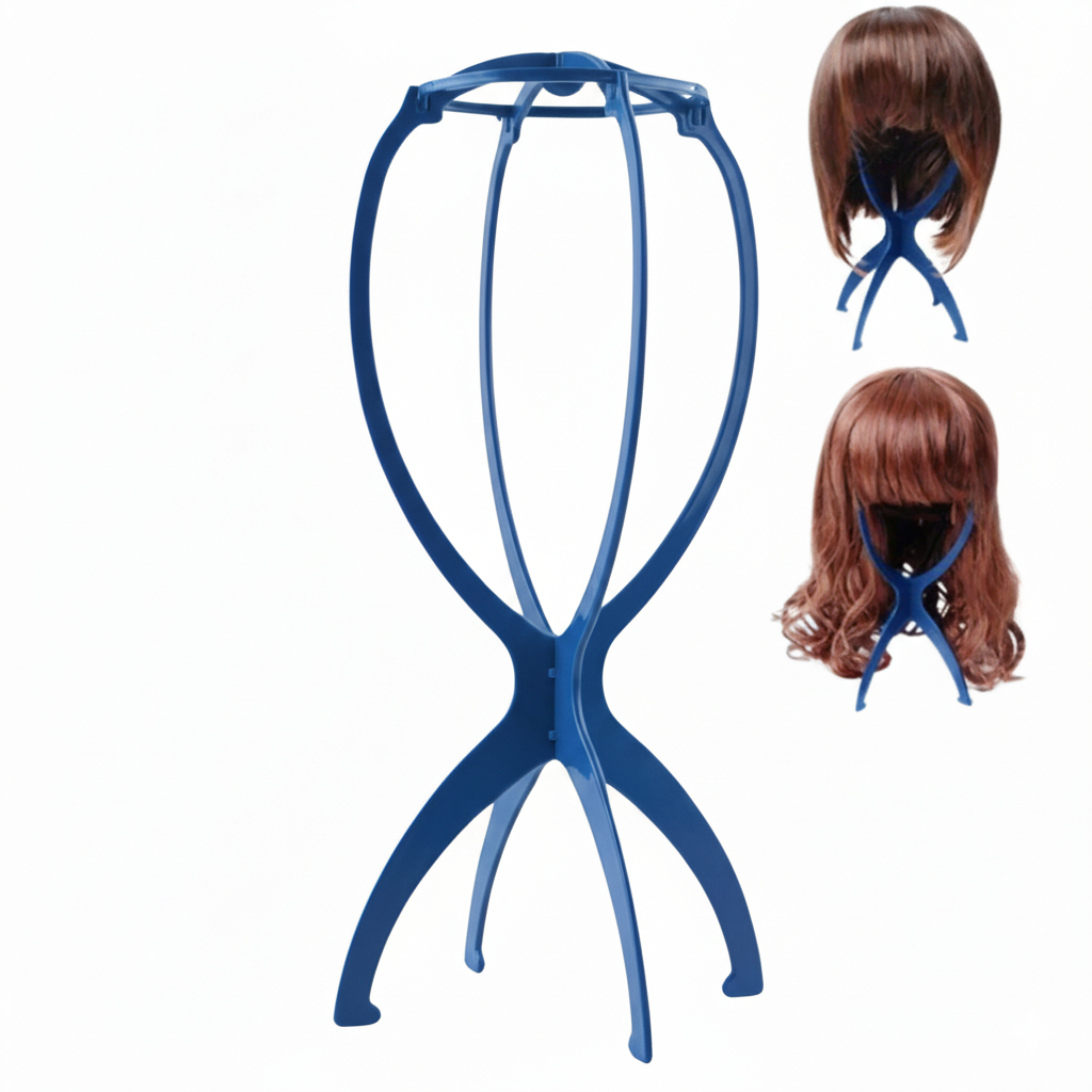 Suporte Dobrável Expositor Para Perucas Laces Próteses Capilar Wigs Chapéu Guardar e Secar em Oferta na Shopee