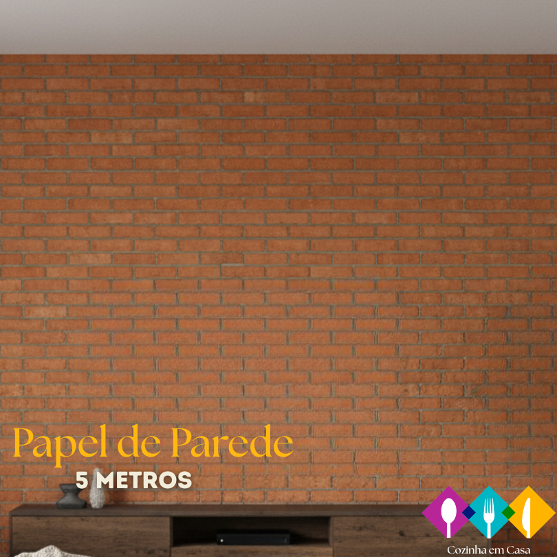Papel de parede 3D autoadesivo em forma de tijolo em Oferta na Shopee