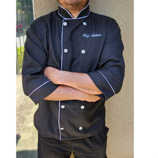 Dolma Chef De Cozinha com nome bordado em Oferta na Shopee