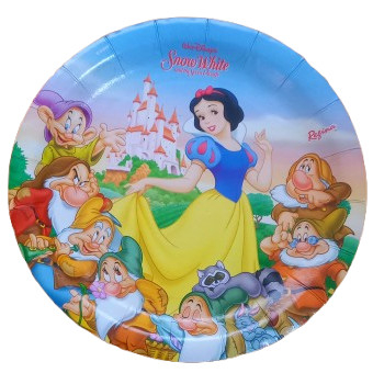 8 - 32 Prato Festa Tema Branca de Neve Aniversário - Papel 18Cm em Oferta na Shopee