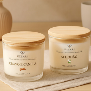 Kit 1 e 2 Velas Aromáticas Artesanais Perfumada Decorativa Presente Lembrancinha Vegetal em Oferta na Shopee