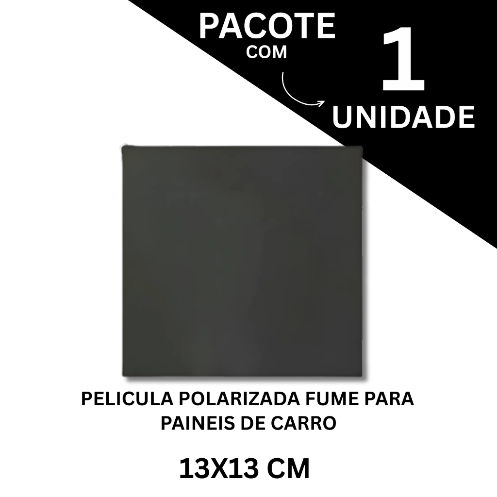 Pelicula Polarizada 13x13cm para Paineis e Displays de Carros em Oferta na Shopee