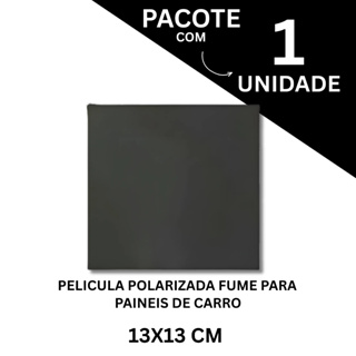 Pelicula Polarizada 13x13cm para Paineis e Displays de Carros em Oferta na Shopee