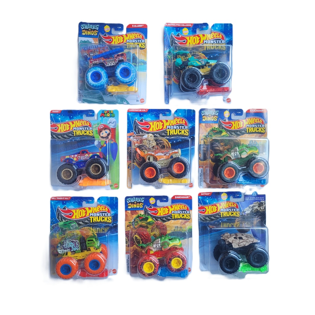 Miniatura Caminhonete Hot Wheels Monster Trucks Escala 1:64