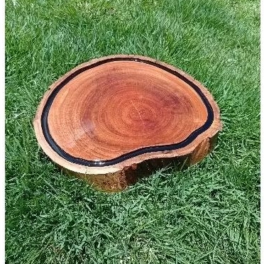 Tábua de Resina Preta 50 cm