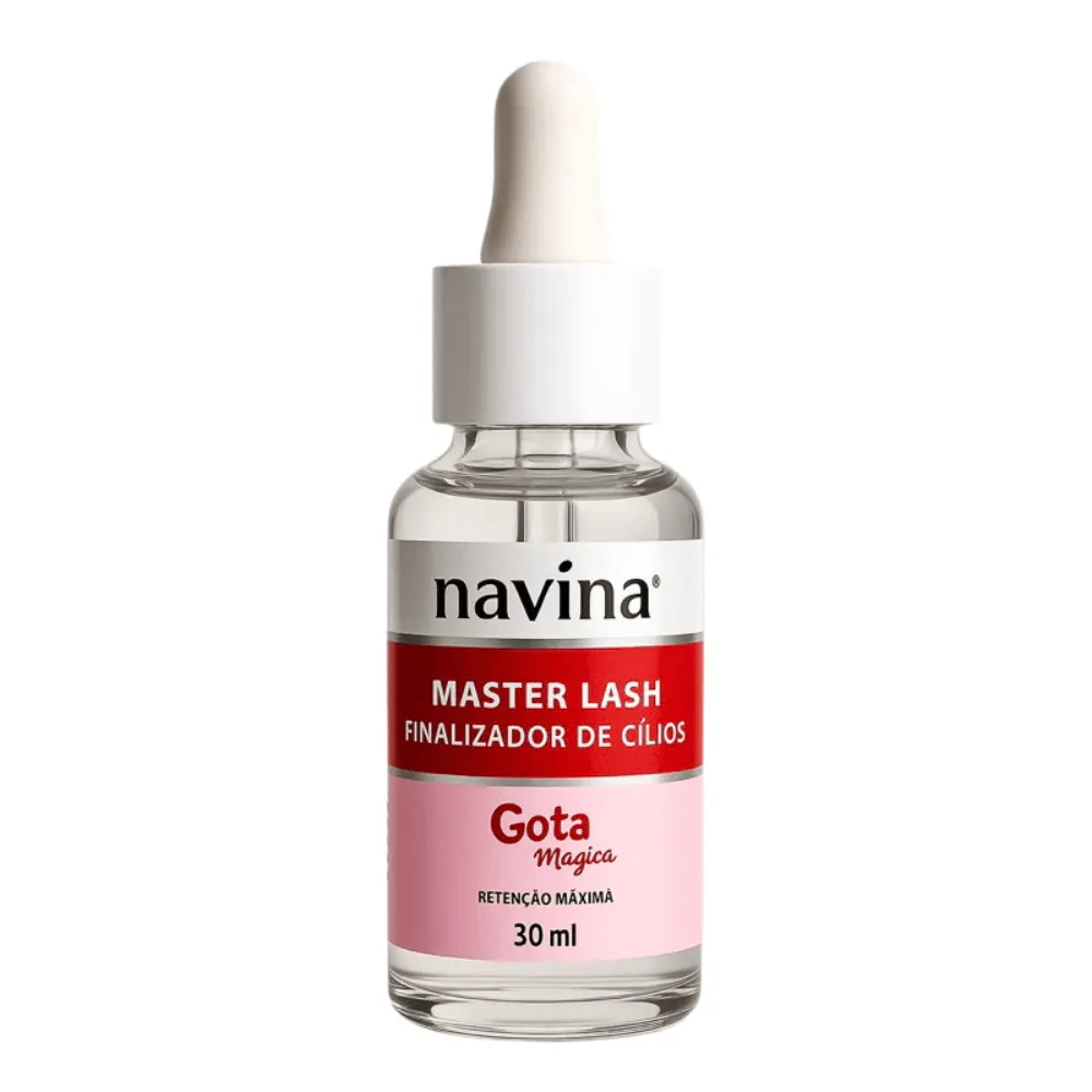 Finalizador em Gotas para extensão de Cílios - Navina Master Lash 30ml em Oferta na Shopee