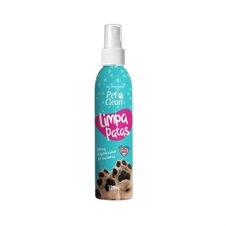 Spray Limpa Patas p/ Cães e Gatos 120ml Pet Clean em Oferta na Shopee