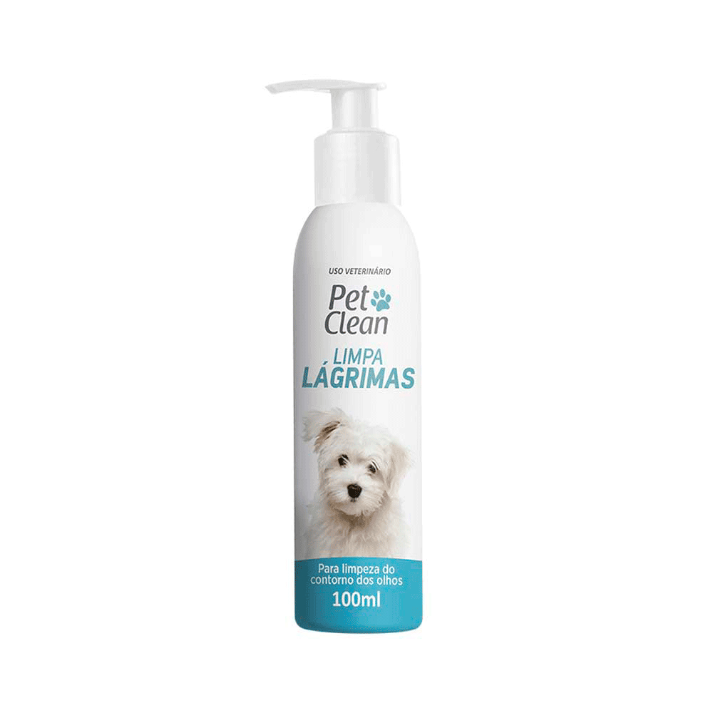 Spray Limpa Lágrimas p/ Cães e Gatos 100ml Pet Clean em Oferta na Shopee