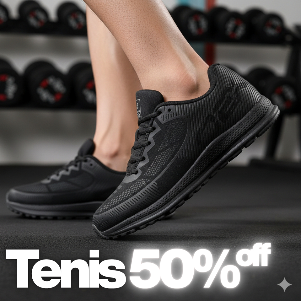 Tênis O2X Masculino e Feminino Academia Leve e Confortável para Treinos