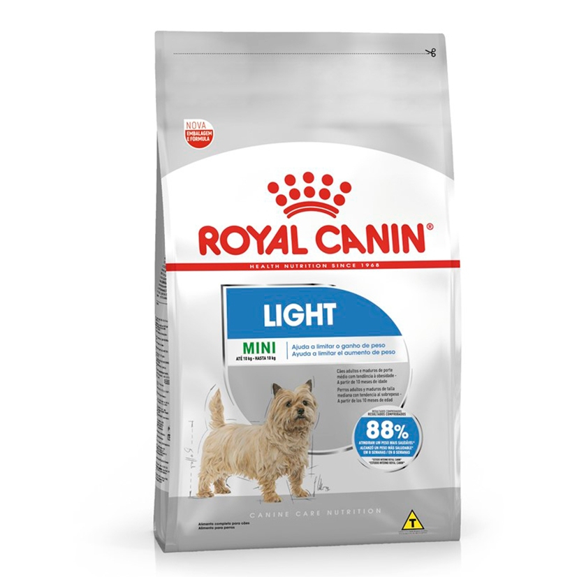 Ração Royal Canin Mini Light Para Cães de Porte Pequena 2,5kg