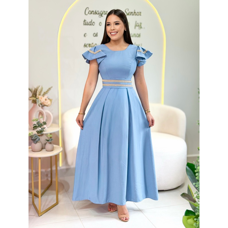 Vestido Festa Tons Pastel - Comprar com Melhor Preço em Vestidos de Casamento