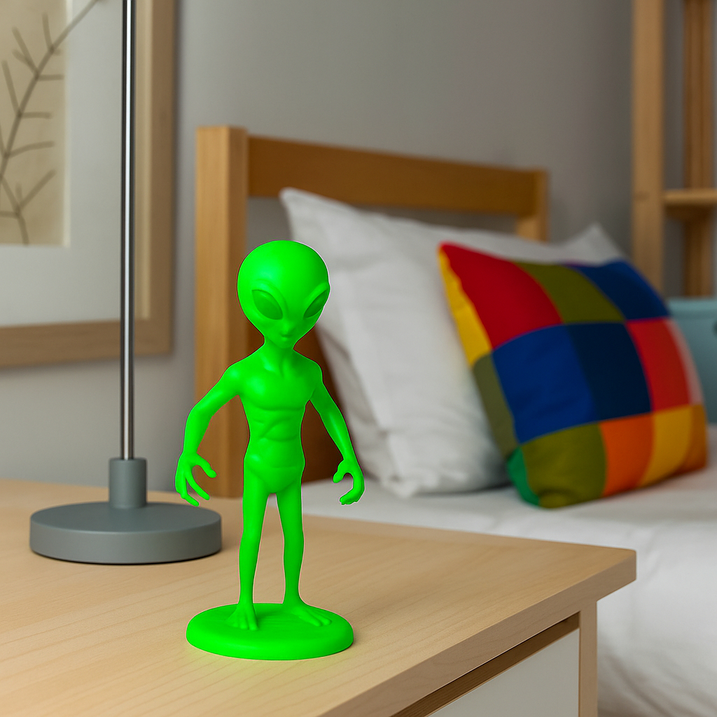 Boneco Alienígena Et Extraterrestre Alien Verde Figura Decorativa Ete