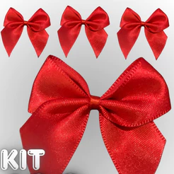 Pacote 100 Laços Vermelho de Cetim Nº05 – 22mm | Brilho, Charme e Elegância em Cada Detalhe!