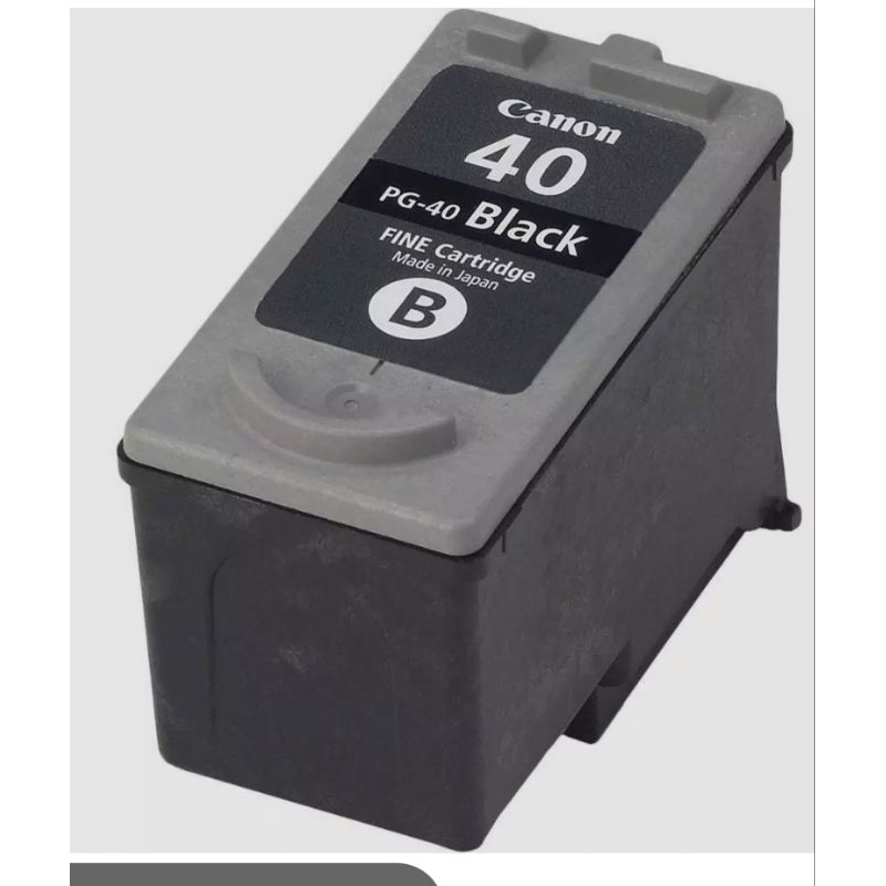 Cartucho 40 preto Canon Pixma Série IP: IP1200, IP1300, IP1600, IP1700, IP1800, IP1900, IP2200, IP2500, IP2600