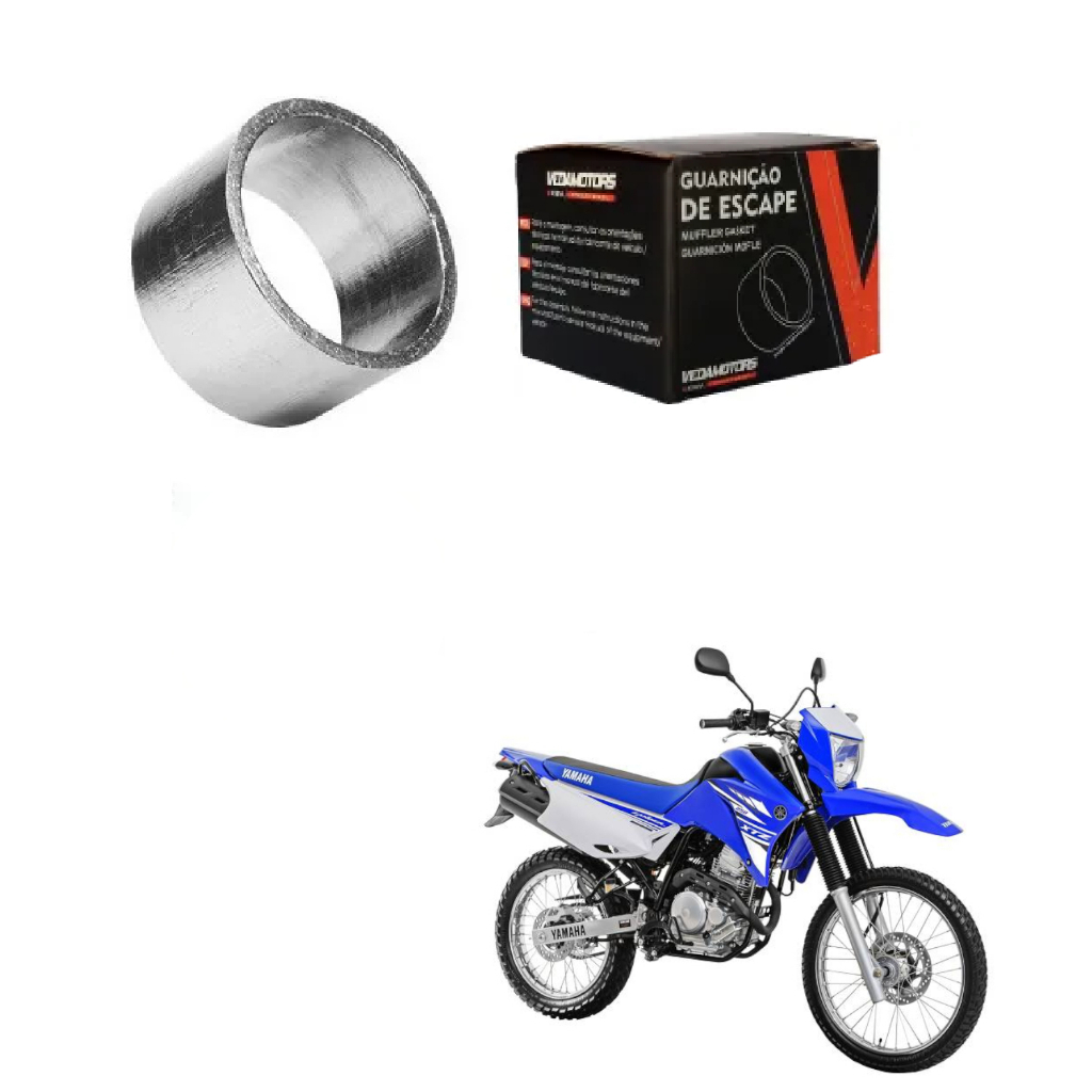 Guarnição Escape  Com Tela Xtz 250 Tenere