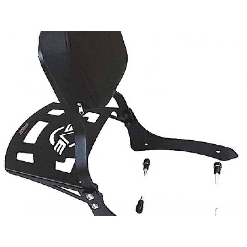 Bagageiro Com Encosto Sissibar Kawasaki Vulcan S 650 Chapam