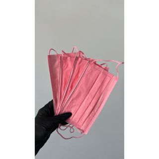 Máscara tripla rosa bebê SCARTARE - caixa com 50 em Oferta na Shopee