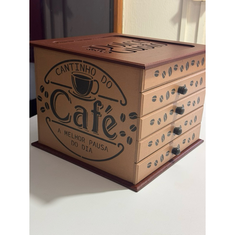 Suporte Cápsulas de Café Porta Cápsulas Gaveteiro