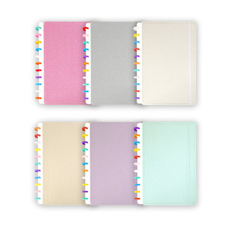 Caderno Tipo Inteligente A4/B5/A5  De Discos Capa Dura 80 Folhas Pautadas Escolar Fichári…