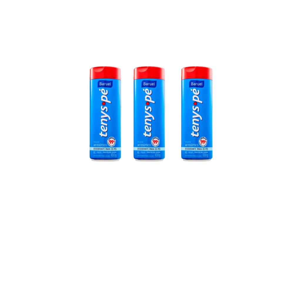 Talco Tenys Pe baruel  ORIGINAL 100g em Oferta na Shopee