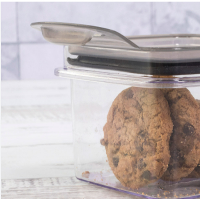 Kit Pote Plástico Hermético Trava Mais Plasútil - 380ML, 830ML,1.240L , 1.6L OU 1.9L