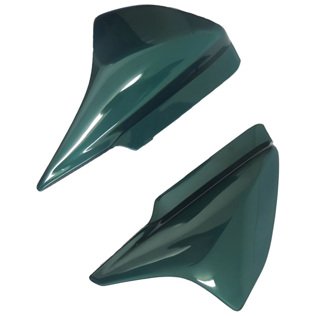 Par Tampa Lateral Cg Titan 150 Ks Es Esd 2005 Verde em Oferta na Shopee