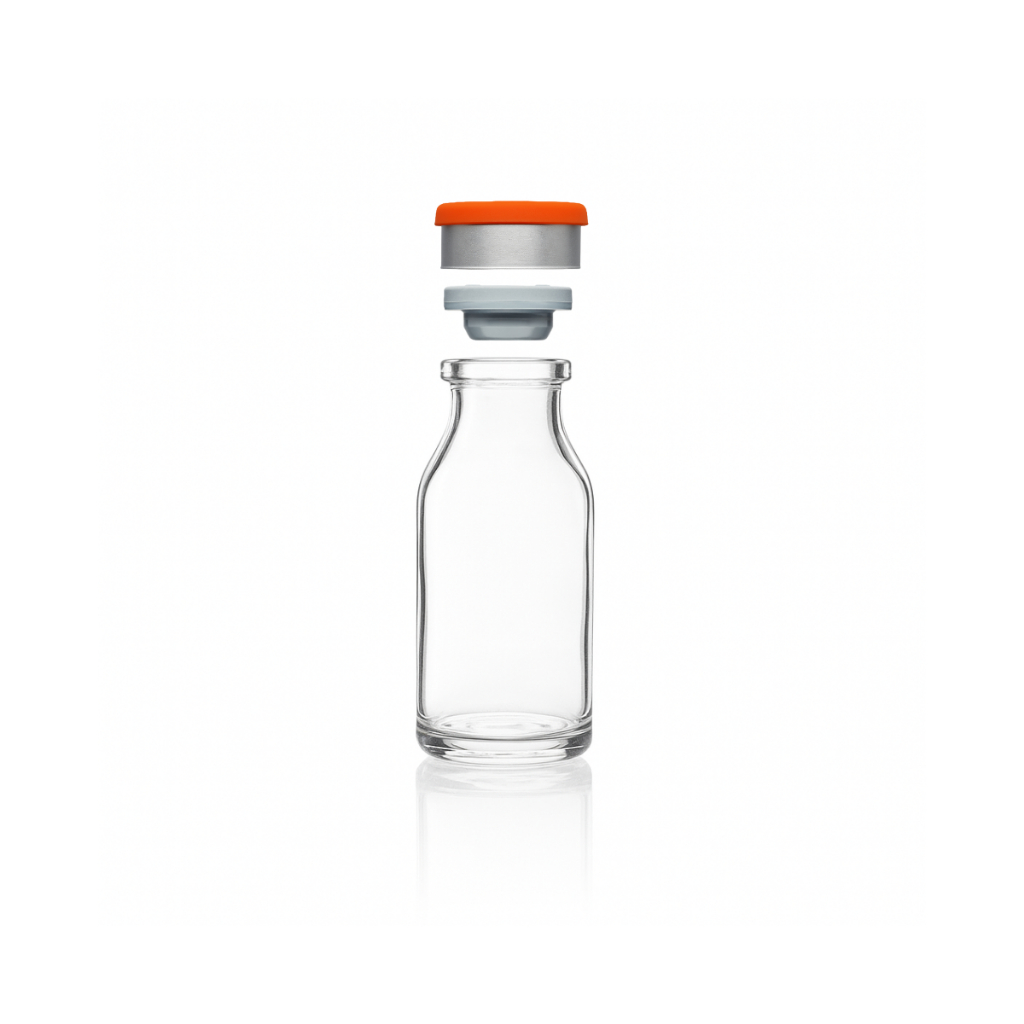 50 Frasco(vazio) Penicilina 10ml C/borracha E Selo Flip Off -