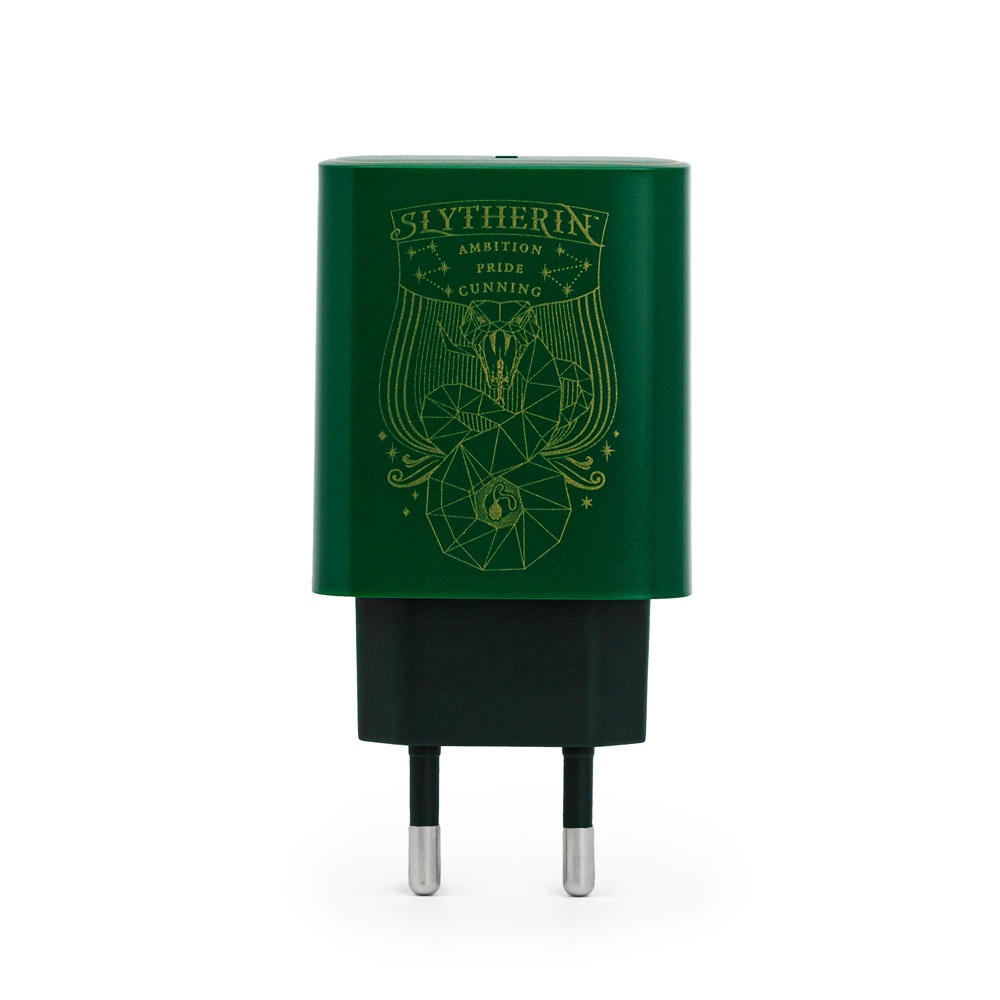 Carregador Turbo USB-C 33W Verde | Sonserina Harry Potter em Oferta na Shopee