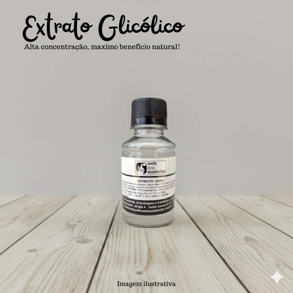 Extrato Glicólico para Cosméticos - Aveia - 100ml