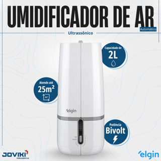 Umidificador De Ar Ultrassónico 2 Litros Elgin Bivolt Branco em Oferta na Shopee