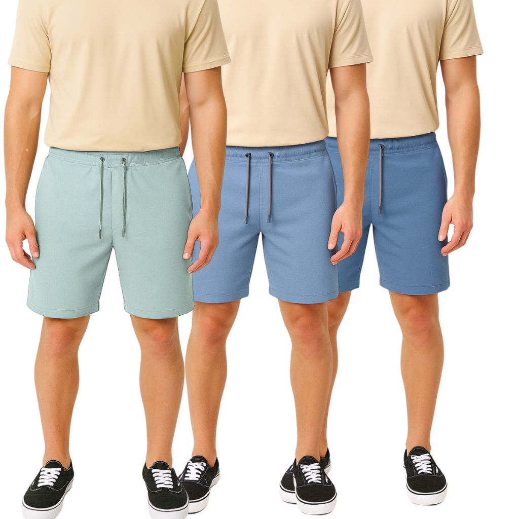Kit 3 Bermudas Confy — Conforto e Estilo para o Dia a Dia