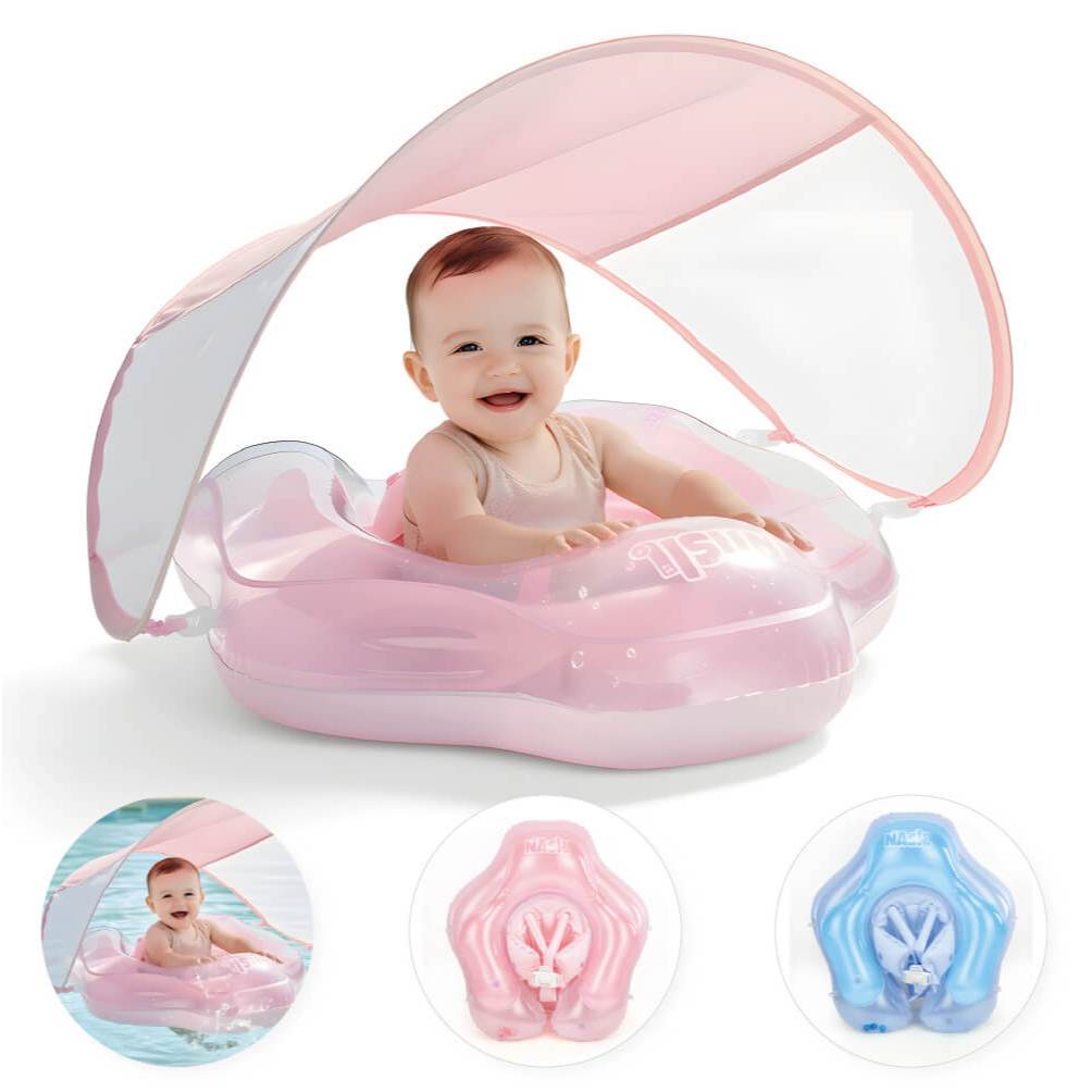 Boia Inflável Infantil - Toldo De Proteção Solar Baby Float