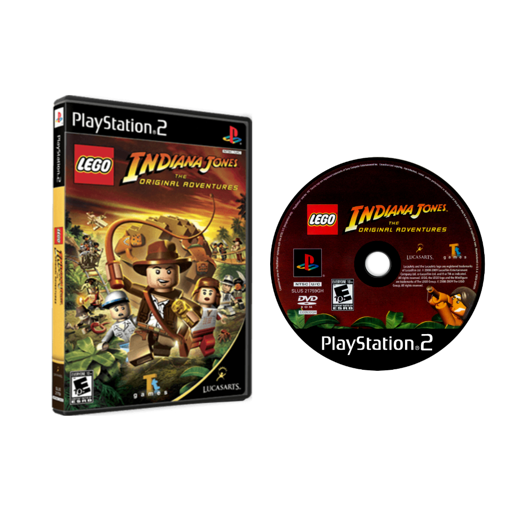 Jogo LEGO Indiana Jones The Original Adventures para PS2 Playstation 2