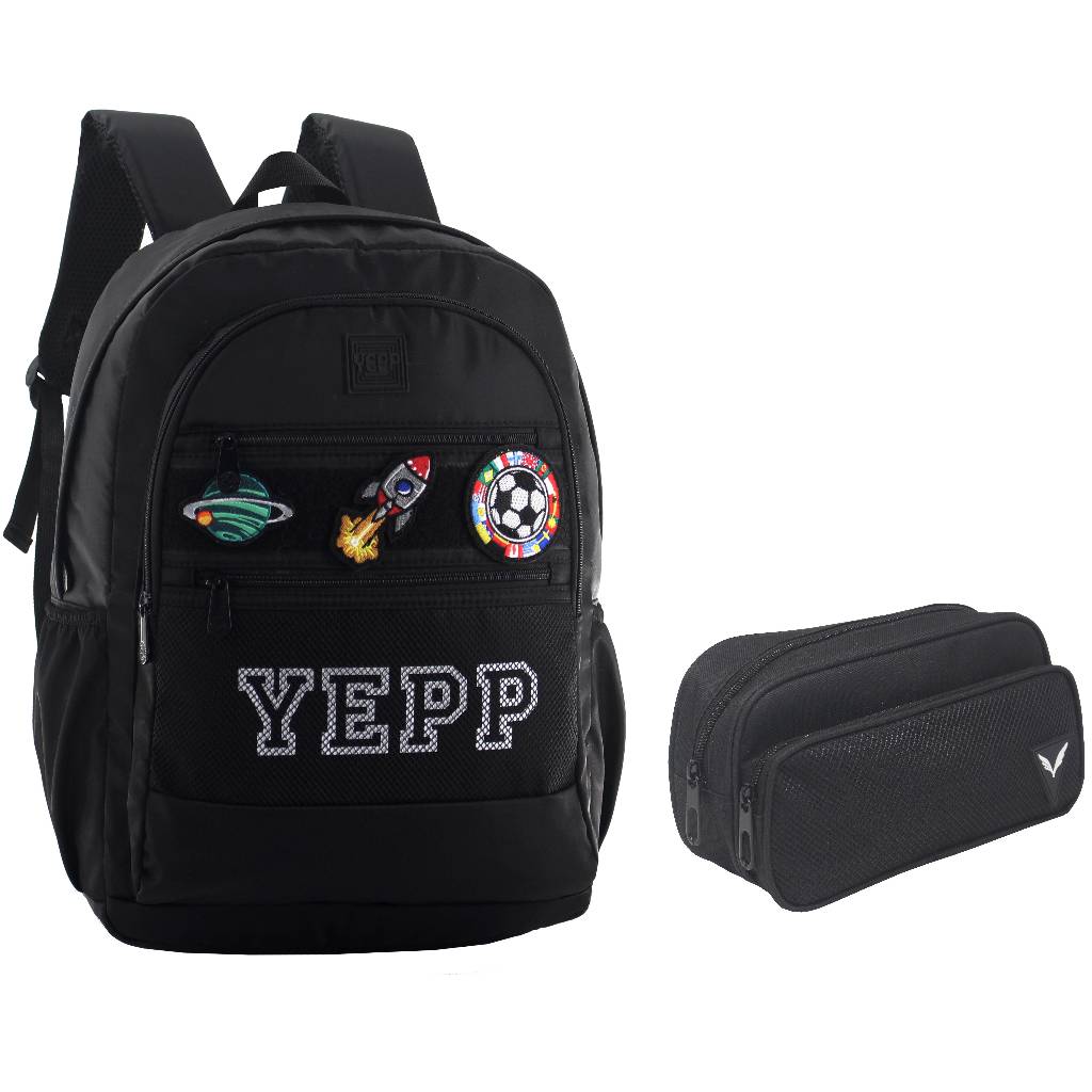 Mochila Escolar Feminina Ou Kit Com Estojo Juvenil Volta Às Aulas 2026 Coleção Nova - Yepp