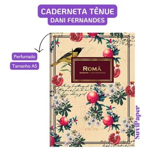 Caderno Perfumado Duplex Dani Fernandes – Romã, 32 folhas, Papelaria premium em Oferta na Shopee
