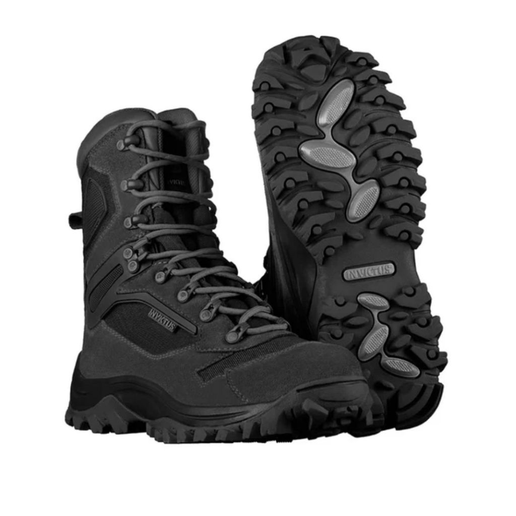 Bota Amphibiam Dry 2.0 8'' Invictus - Impermeável Coturno Cano Longo Tático Militar Trilha