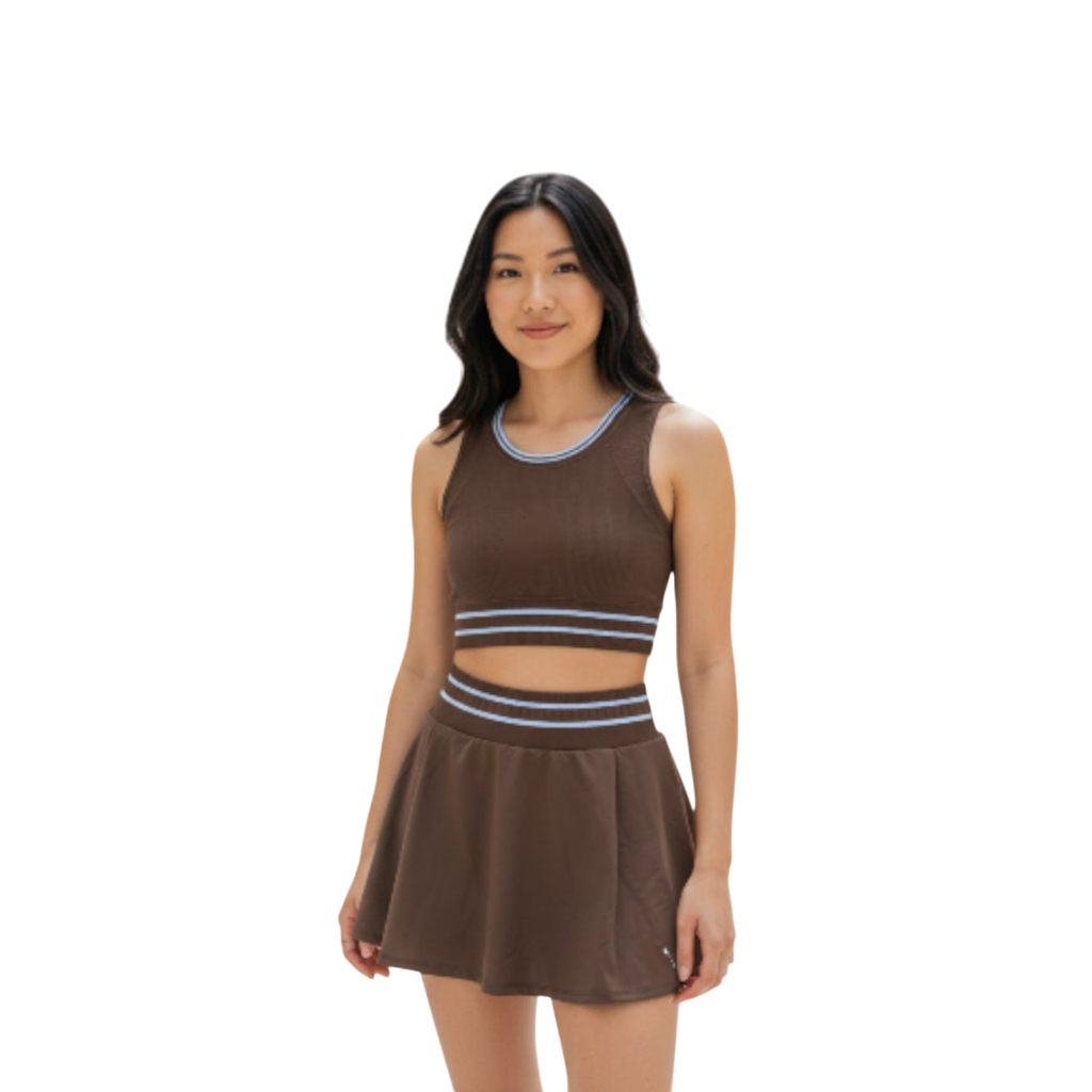 Conjunto Short Saia Feminino Poliamida Modeladora Premium Academia Xtreme
