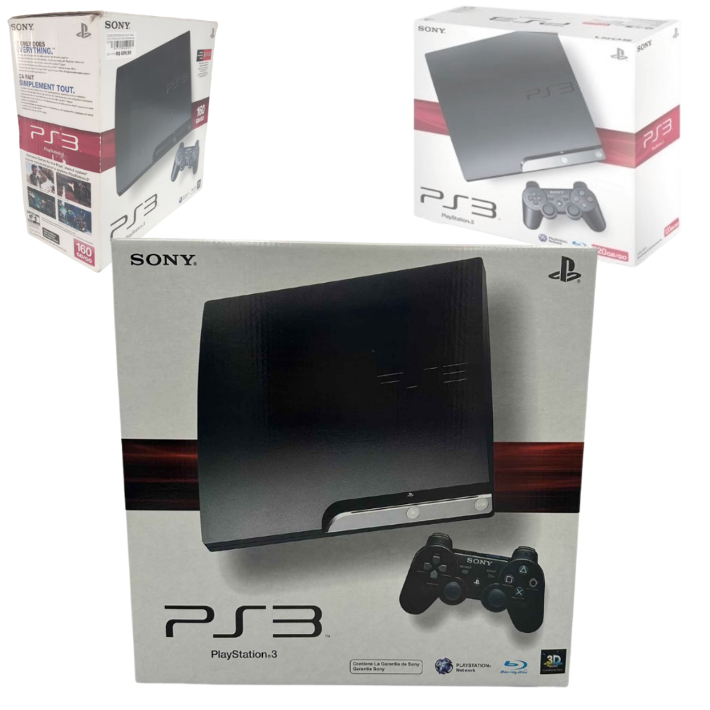 Caixa Vazia Para Ps3 Slim Caixa Reforçada