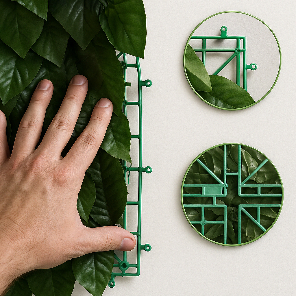 Muro Inglês Jardim Vertical Artificial Ficus Hera Verde 2 m x 50 cm Decoração Parede Envio Full