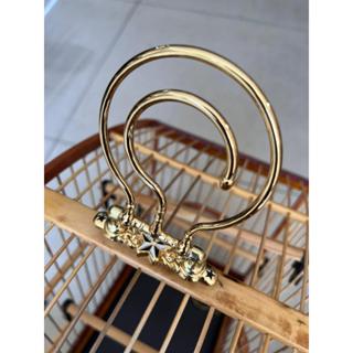 Gancho Alça Gaiola Dourado - Masiart em Oferta na Shopee