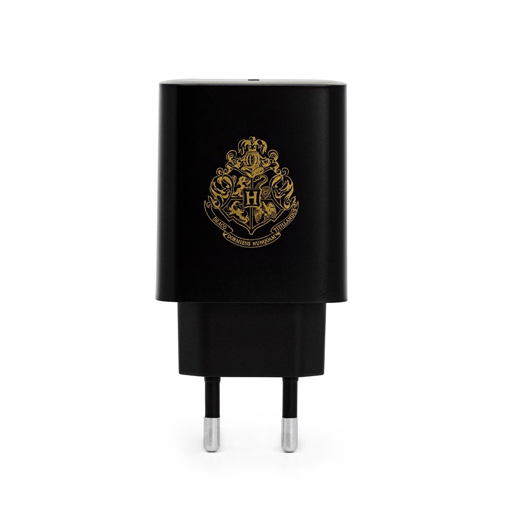 Carregador USB-C 33W Preto | Hogwarts Harry Potter