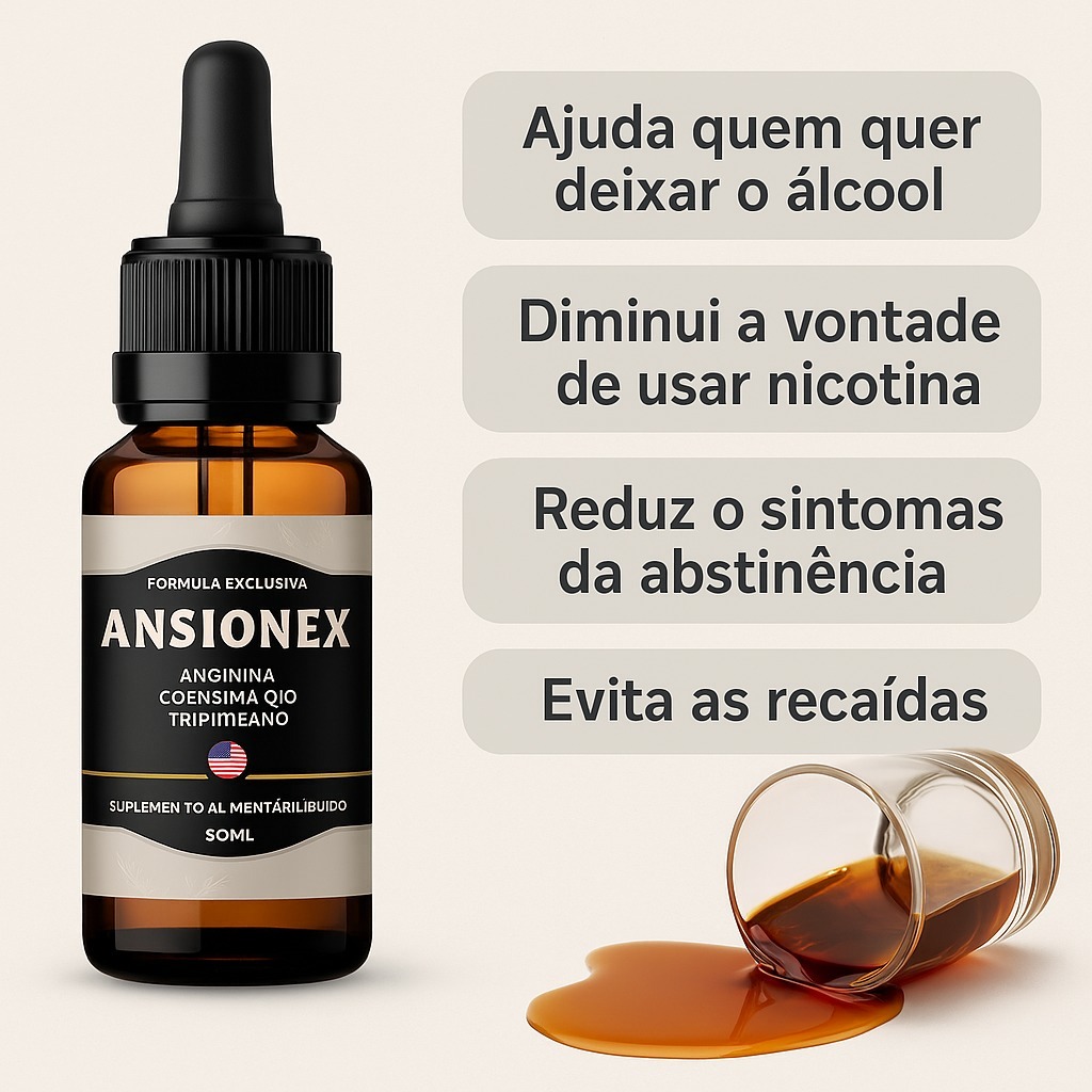 ANTI ALC00LISMO ORIGINAL 30ML-ANSIONEX-ORIGINAL-PARA-BEBER-FUMAR-DR0GAS em Oferta na Shopee