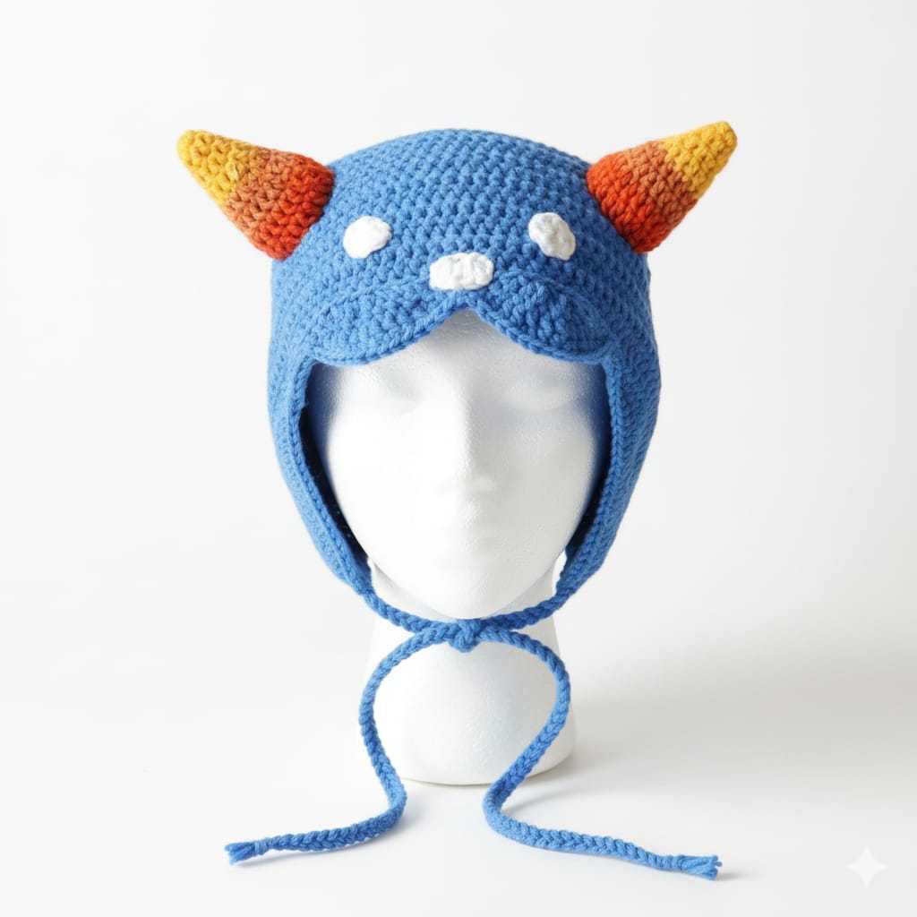 Gorro de Crochê Nepeta Leijon – Feito à Mão | Cosplay Homestuck | Touca Artesanal Geek Estilo Alternativo em Oferta na Shopee