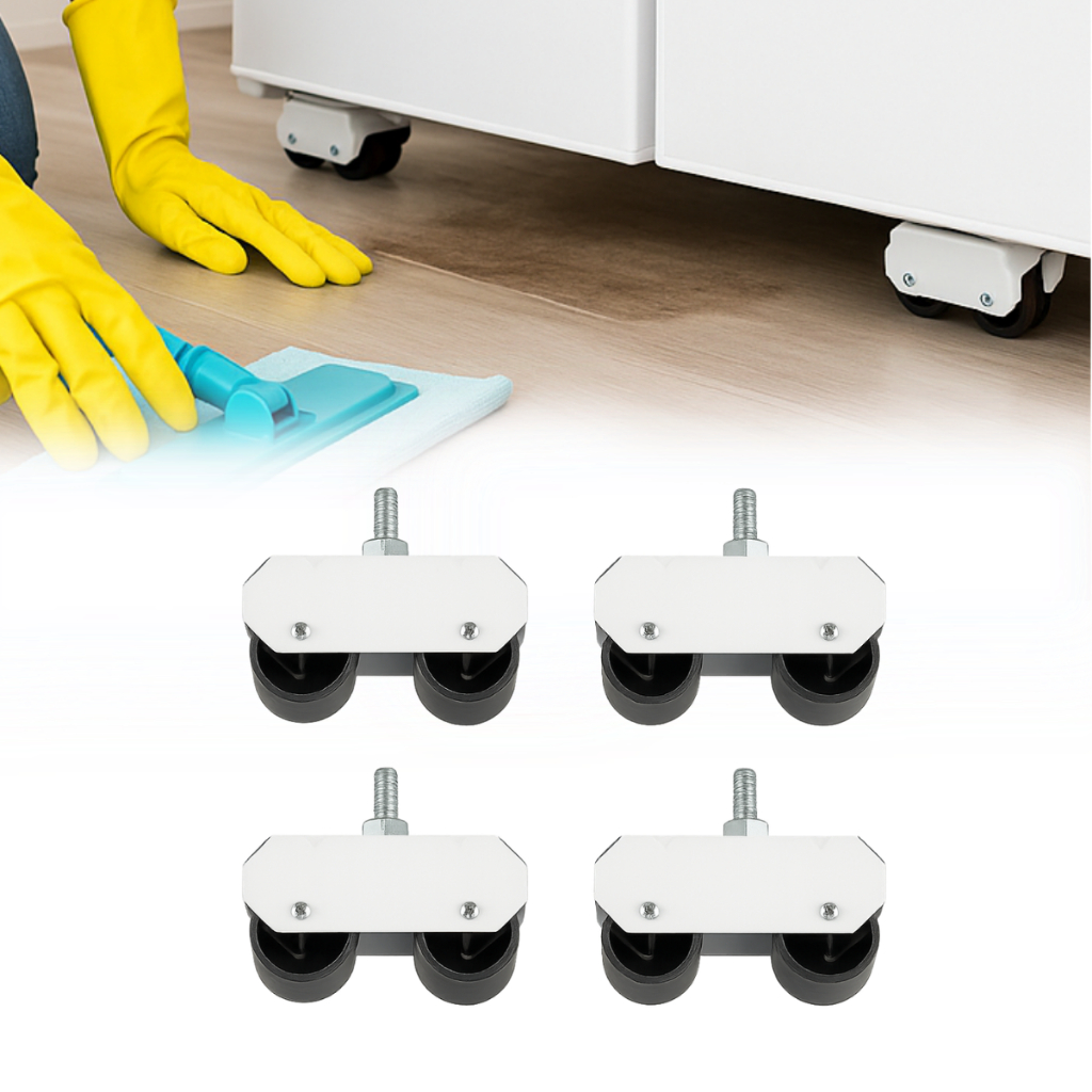 Pé de Fogão Electrolux Brastemp Consul Base Resistente p/ Geladeira c/ Rodinhas Universal Resistente